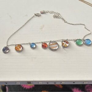 Colorful Planetary Necklace